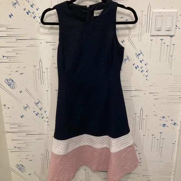 flared sleeves dress Modest Pleated Flare Dress Bell Sleeves
